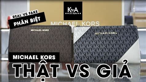 phân biệt michael kors thật giả|Michael Kors bag.